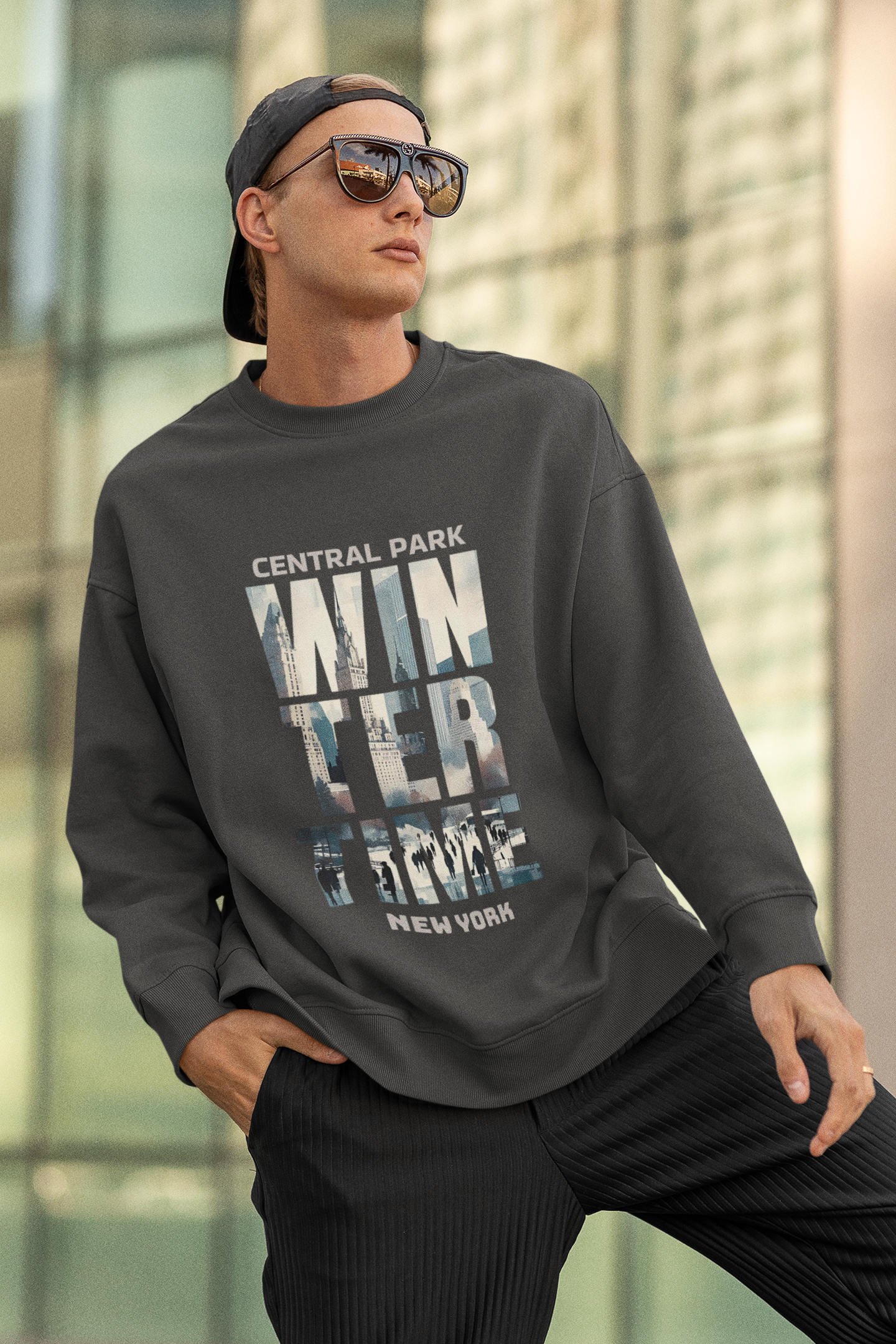 Central Park New York Crewneck Sweatshirt