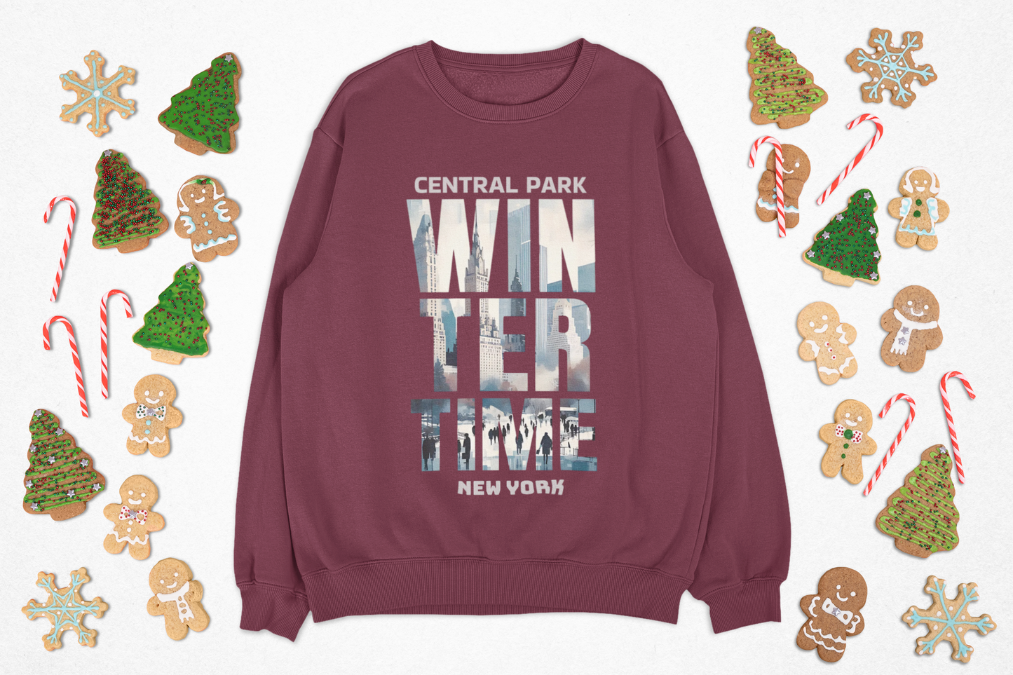 Central Park New York Crewneck Sweatshirt