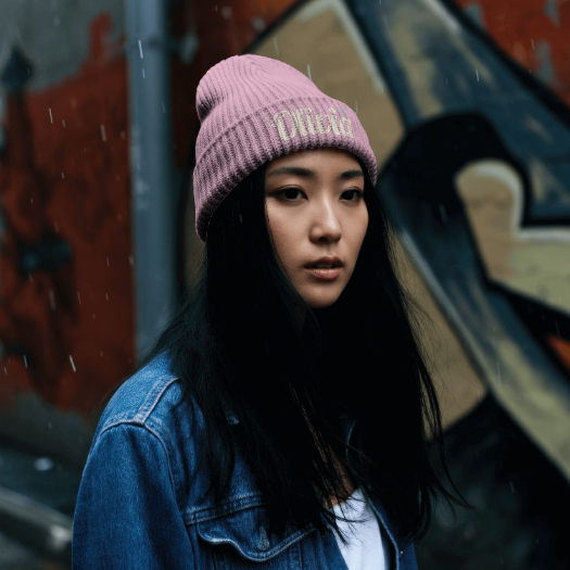 Personalized 'Olivia' Embroidered Cuffed Beanie