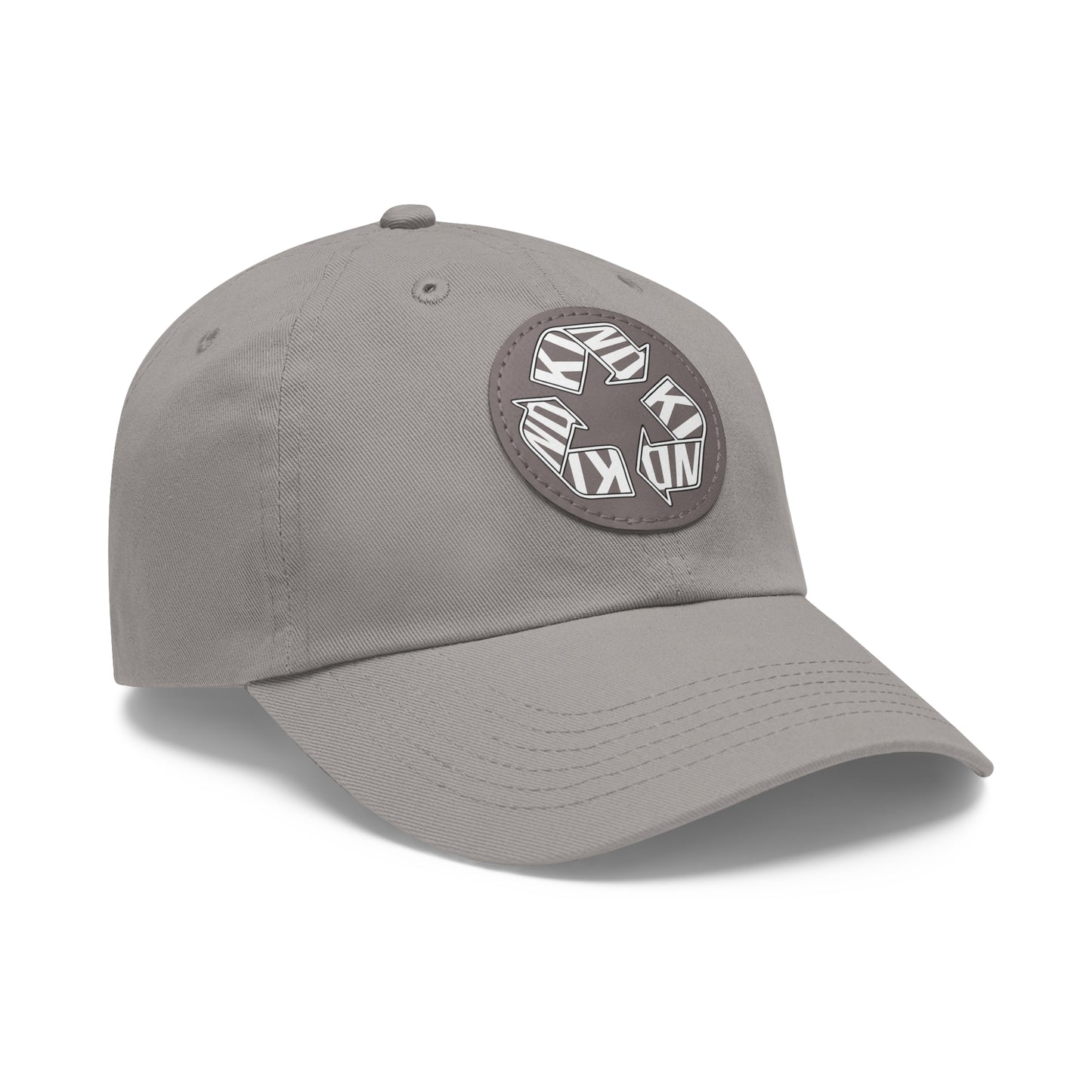 KIND Dad Hat with Leather Patch, Motivational Baseball Cap, Stylish Sun Hat