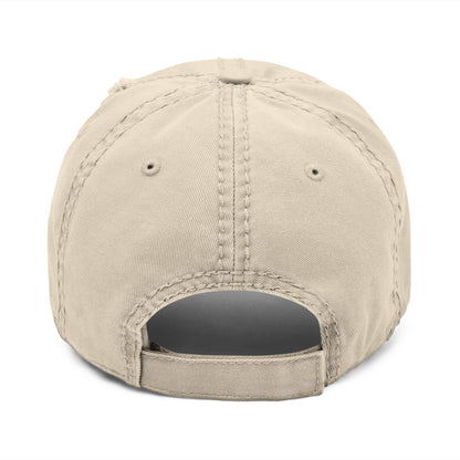 Quiet Power Dad Hat | Distressed Embroidered Baseball Cap