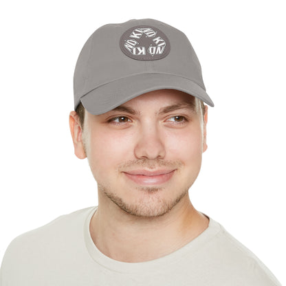 KIND Dad Hat with Leather Patch, Motivational Baseball Cap, Stylish Sun Hat