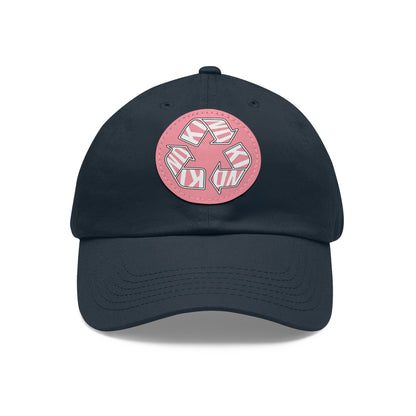 KIND Dad Hat with Leather Patch, Motivational Baseball Cap, Stylish Sun Hat