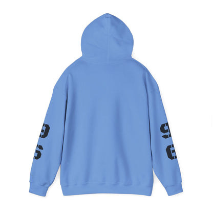 Hooded Sweatshirt with Quote 'Progress, not Perfection'