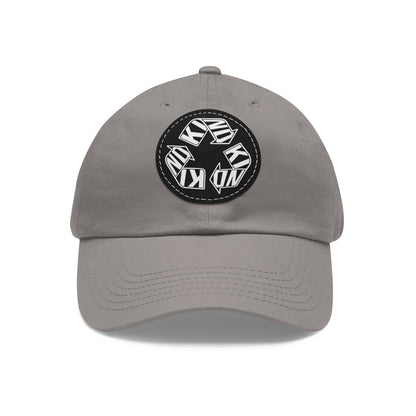 KIND Dad Hat with Leather Patch, Motivational Baseball Cap, Stylish Sun Hat