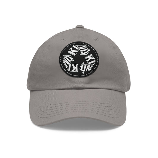 KIND Dad Hat with Leather Patch, Motivational Baseball Cap, Stylish Sun Hat