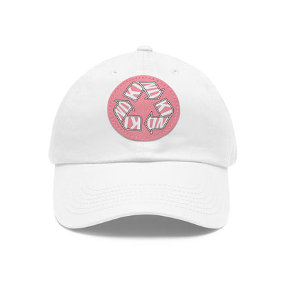 KIND Dad Hat with Leather Patch, Motivational Baseball Cap, Stylish Sun Hat