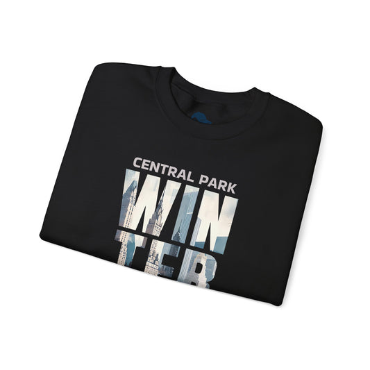Central Park New York Winter Crewneck Sweatshirt