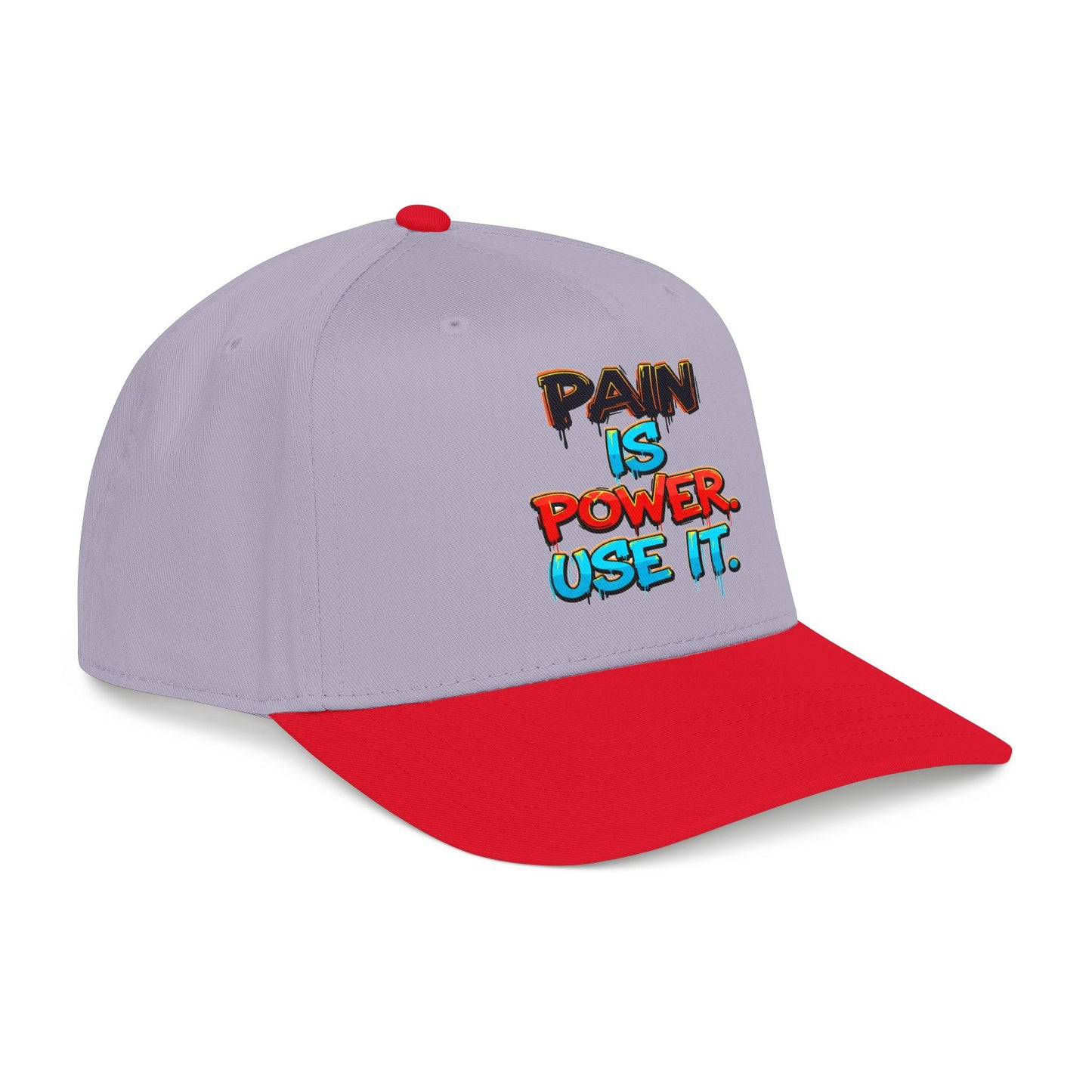 Baseball Cap — "Pain Is Power. Use It." Motivational Streetwear Hat