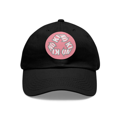 KIND Dad Hat with Leather Patch, Motivational Baseball Cap, Stylish Sun Hat