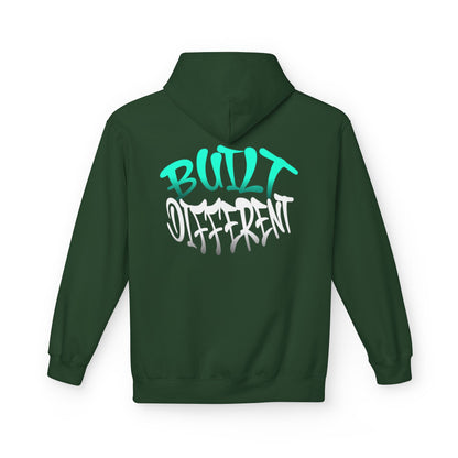 Built Different Hoodie - Unisex Midweight Softstyle Fleece Hoodie, Casual Wear, Gift for Him, Gift for Her, Streetwear, Everyday Comfort