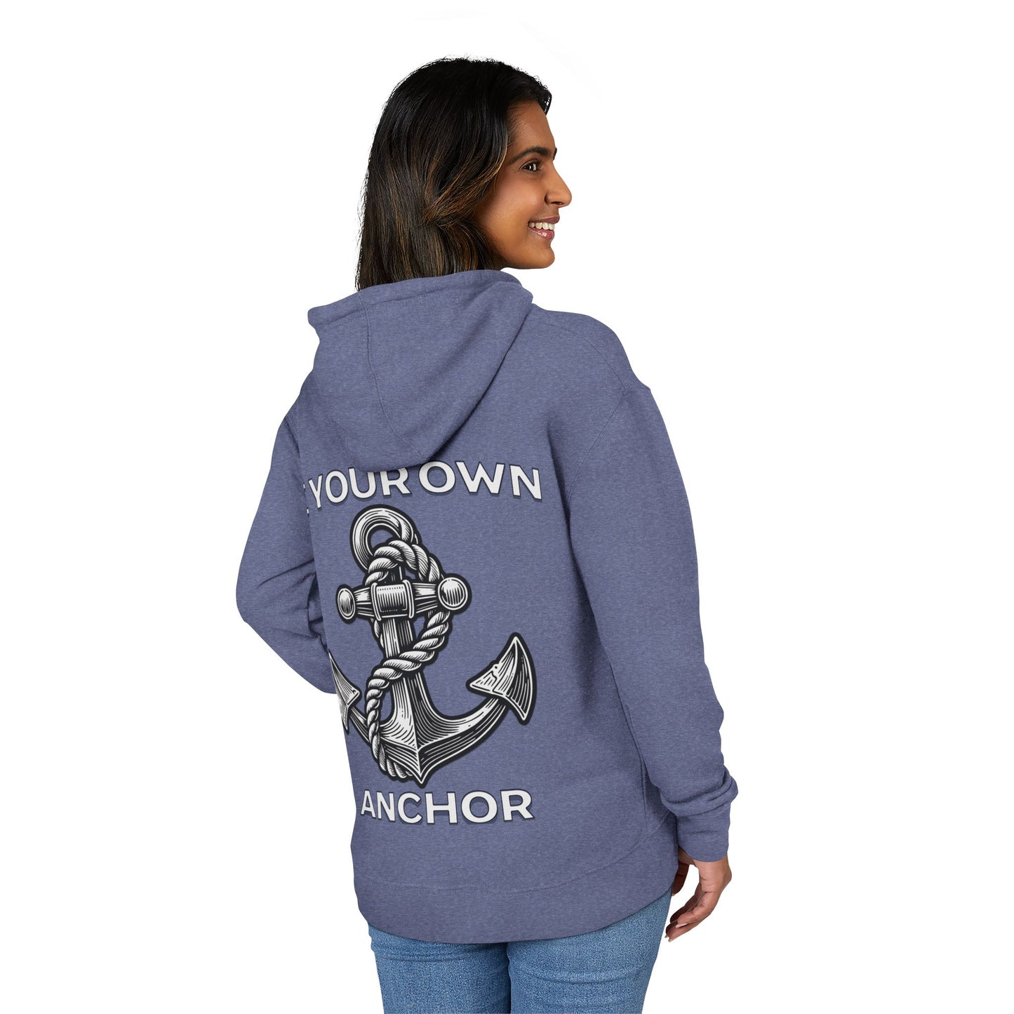 Be Your Anchor Hoodie - Unisex French Terry Pullover, Cozy Gift for Sailors, Nautical Theme, Motivational Apparel