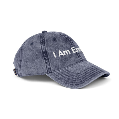Embroidered Cap - Inspirational Vintage Hat