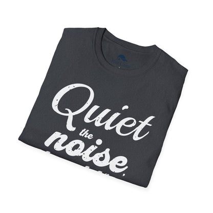 Motivational Quote Unisex T-Shirt - Quiet the Noise, Trust the Timing