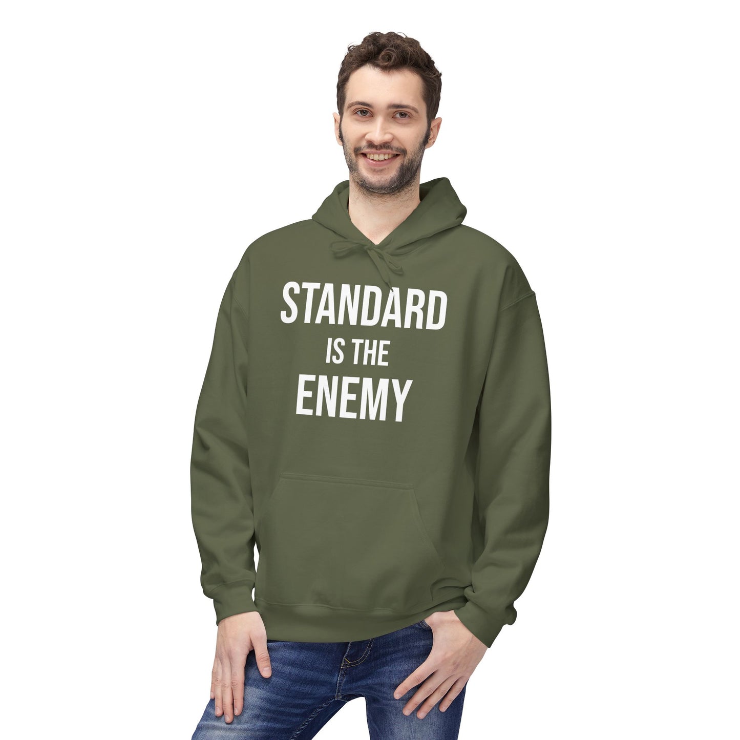 'Standard Is the Enemy' Statement Hoodie