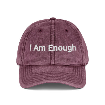 Embroidered Cap - Inspirational Vintage Hat
