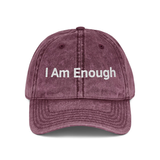 Embroidered Cap - Inspirational Vintage Hat