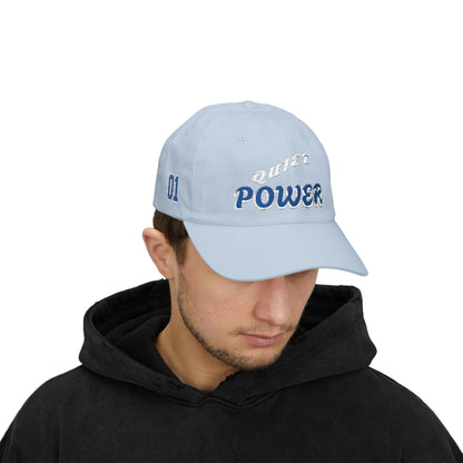 Quiet Power Embroidered Dad Cap