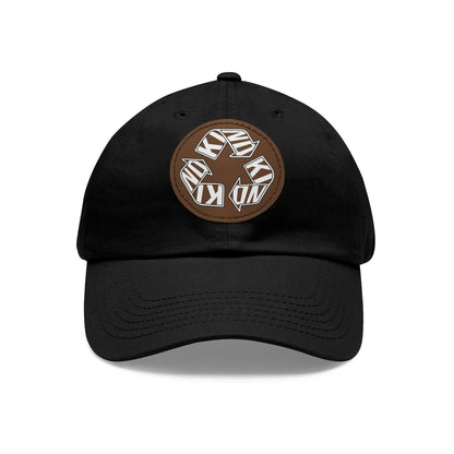 KIND Dad Hat with Leather Patch, Motivational Baseball Cap, Stylish Sun Hat